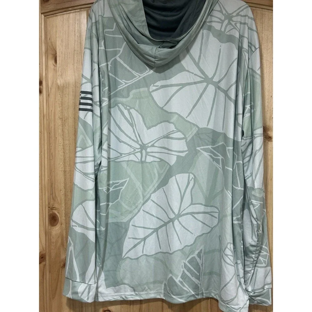 Hae Hawaii Hoodie Men’s Green 3XL Front Pocket Performance Pullover NWT